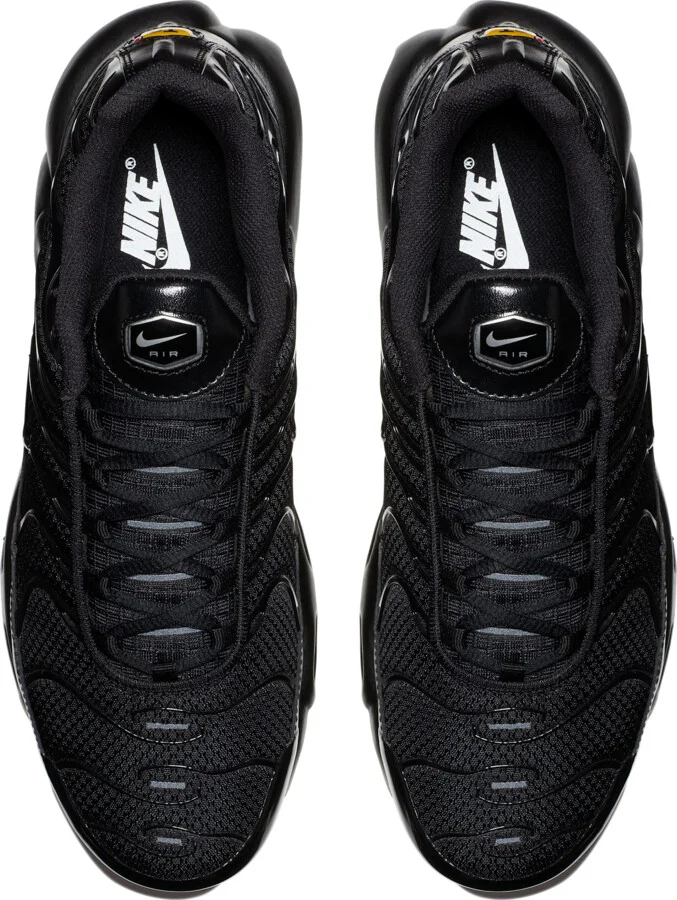 Nike Men's Air Max Plus Shoes in Black | 604133-050 - Image 5