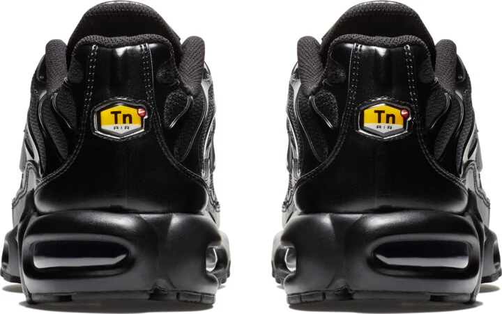 Nike Men's Air Max Plus Shoes in Black | 604133-050 - Image 6