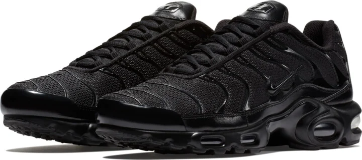 Nike Men's Air Max Plus Shoes in Black | 604133-050 - Image 7