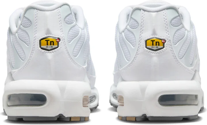 Nike Men's Air Max Plus Shoes in White | 604133-139 - Image 6