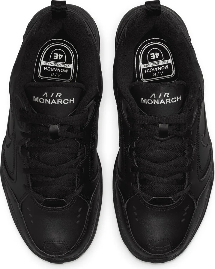 Nike Men's Air Monarch IV Workout Shoes (Extra Wide) in Black | 416355-001 - Image 4