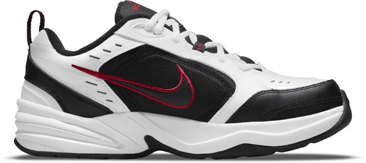 Nike Men's Air Monarch IV Workout Shoes (Extra Wide) in White | 416355-101 - Image 3
