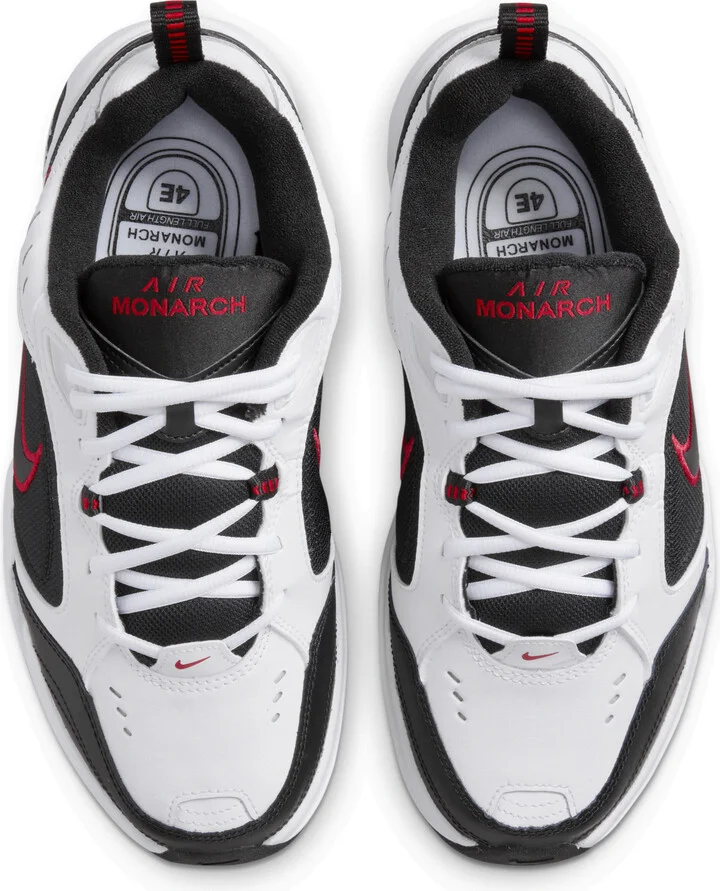 Nike Men's Air Monarch IV Workout Shoes (Extra Wide) in White | 416355-101 - Image 4