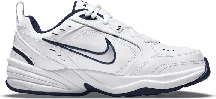 Nike Men's Air Monarch IV Workout Shoes (Extra Wide) in White | 416355-102 - Image 3