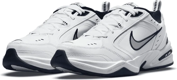 Nike Men's Air Monarch IV Workout Shoes (Extra Wide) in White | 416355-102 - Image 5