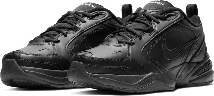 Nike Men's Air Monarch IV Workout Shoes in Black | 415445-001 - Image 5