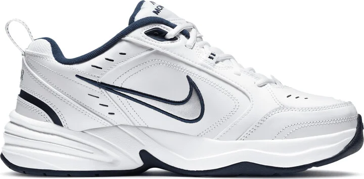 Nike Men's Air Monarch IV Workout Shoes in White | 415445-102 - Image 3
