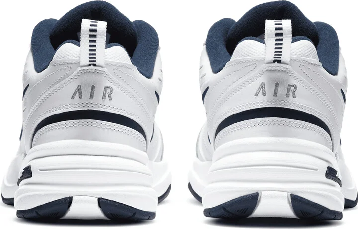 Nike Men's Air Monarch IV Workout Shoes in White | 415445-102 - Image 6
