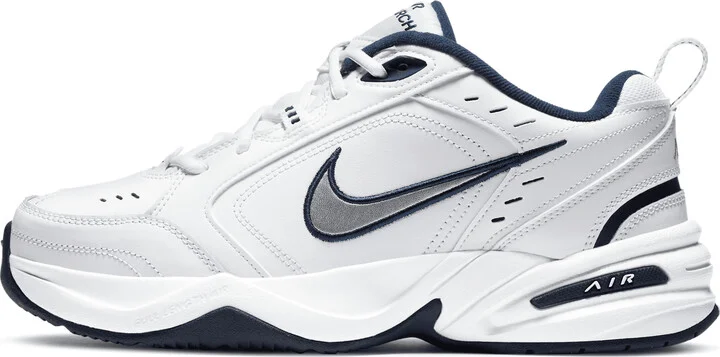Nike Men's Air Monarch IV Workout Shoes in White | 415445-102