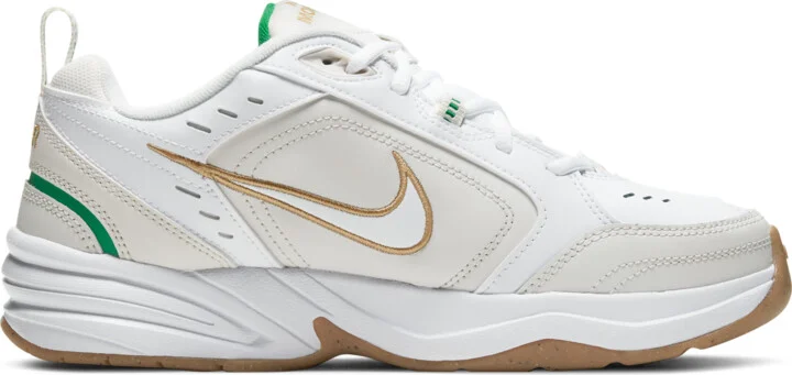 Nike Men's Air Monarch IV Workout Shoes in White | 415445-103 - Image 3