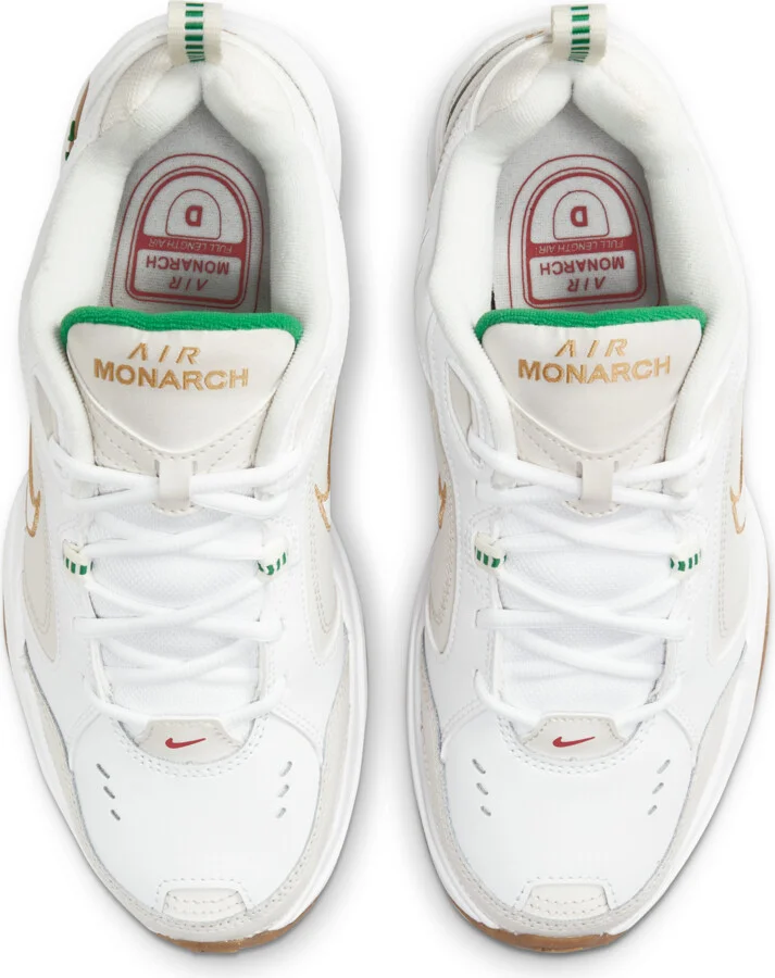 Nike Men's Air Monarch IV Workout Shoes in White | 415445-103 - Image 4
