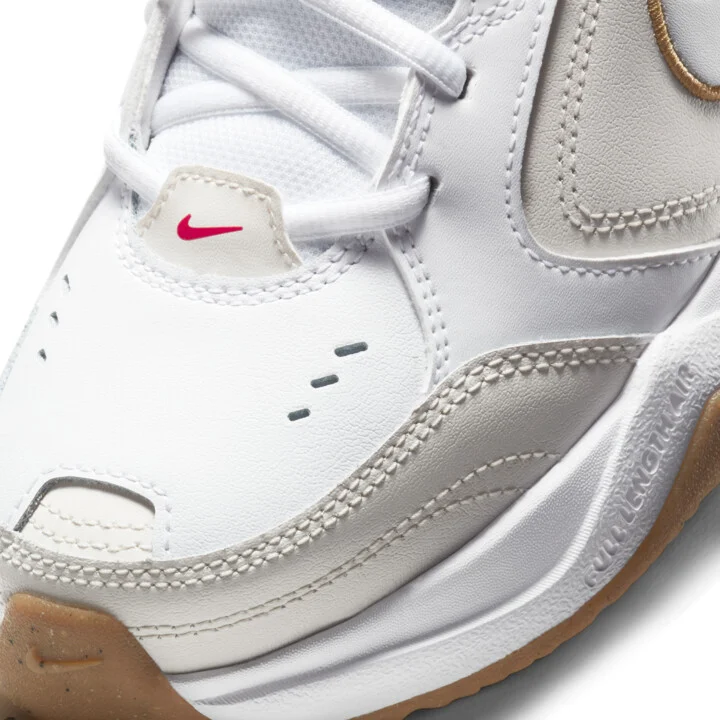 Nike Men's Air Monarch IV Workout Shoes in White | 415445-103 - Image 7