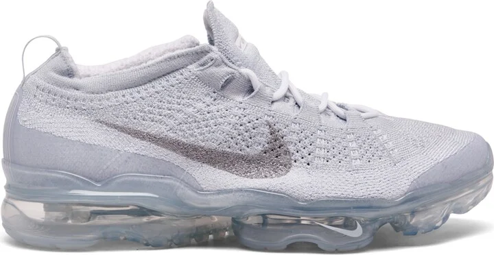 Nike Men's Air VaporMax 2023 Fly Knit Running Sneakers from Finish Line - Black, White - Image 7