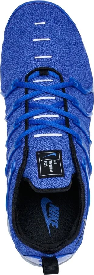 Nike Men's Air VaporMax Plus Running Sneakers from Finish Line - Game Royal, Black - Image 5