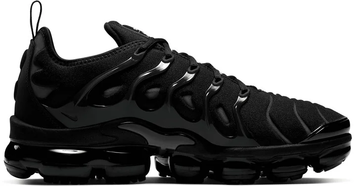 Nike Men's Air VaporMax Plus Shoes in Black | 924453-004 - Image 3