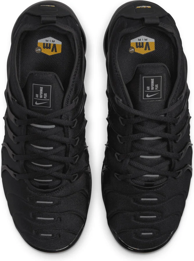 Nike Men's Air VaporMax Plus Shoes in Black | 924453-004 - Image 5