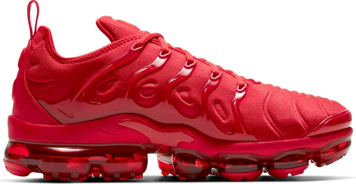 Nike Men's Air VaporMax Plus Shoes in Red | CW6973-600 - Image 3