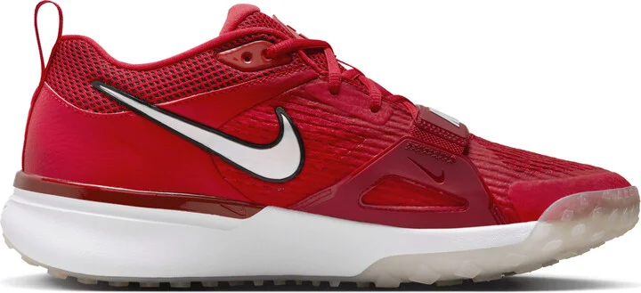 Nike Men's Air Zoom Diamond Elite Turf Baseball Shoes in Red | DZ0503-600 - Image 3