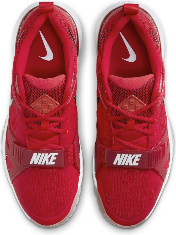 Nike Men's Air Zoom Diamond Elite Turf Baseball Shoes in Red | DZ0503-600 - Image 4