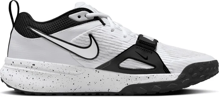 Nike Men's Air Zoom Diamond Elite Turf Baseball Shoes in White | DZ0503-104 - Image 3