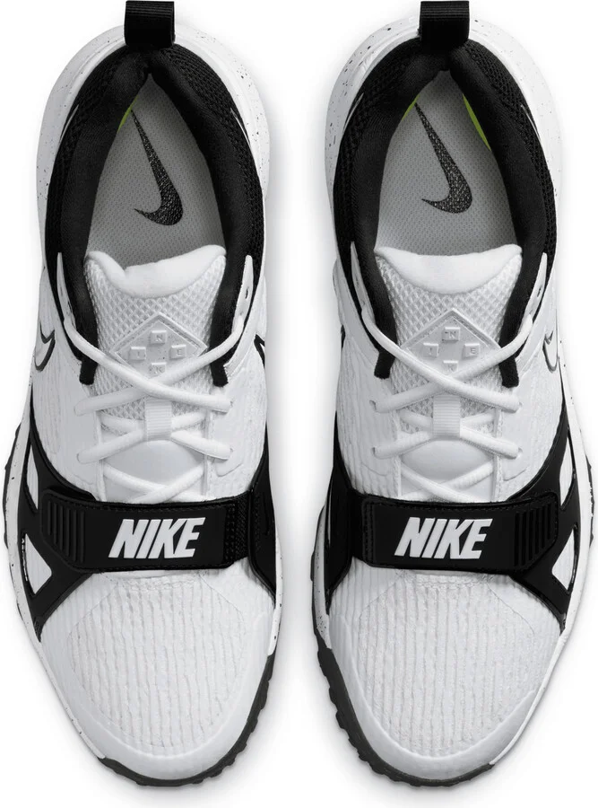 Nike Men's Air Zoom Diamond Elite Turf Baseball Shoes in White | DZ0503-104 - Image 4
