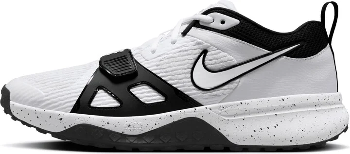 Nike Men's Air Zoom Diamond Elite Turf Baseball Shoes in White | DZ0503-104