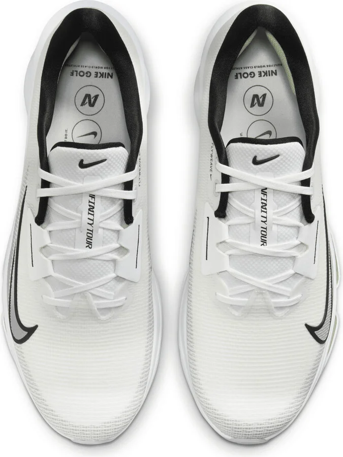 Nike Men's Air Zoom Infinity Tour 2 Golf Shoes (Wide) in White | FD0218-100 - Image 4
