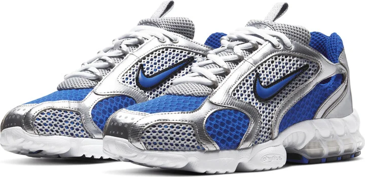 Nike Men's Air Zoom Spiridon Cage 2 Shoes in Grey | CJ1288-002 - Image 5