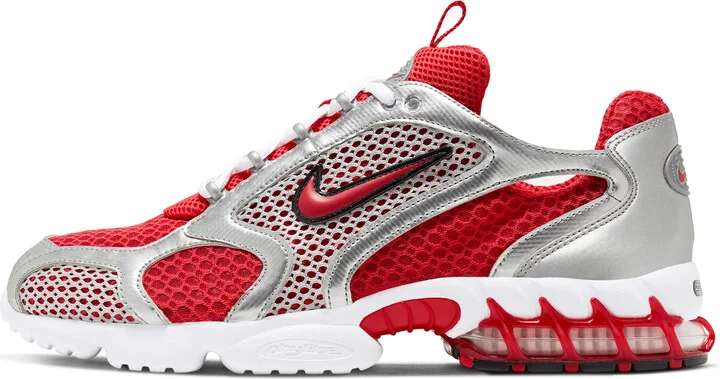 Nike Men's Air Zoom Spiridon Cage 2 Shoes in Red | CJ1288-600