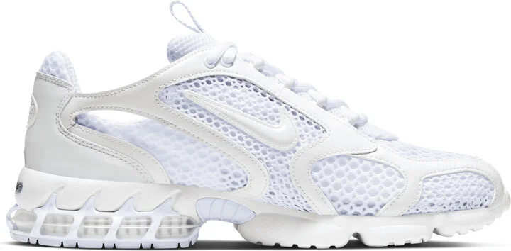 Nike Men's Air Zoom Spiridon Cage 2 Shoes in White | CJ1288-100 - Image 3