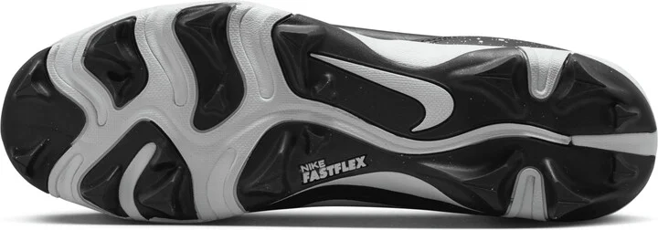 Nike Men's Alpha Huarache 4 Keystone Baseball Cleats in Black | DJ6524-003 - Image 2