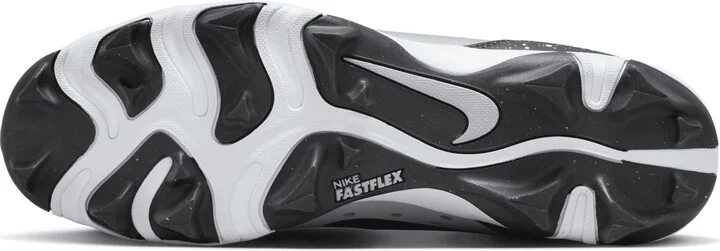 Nike Men's Alpha Huarache 4 Keystone Baseball Cleats in Grey | DJ6524-002 - Image 2
