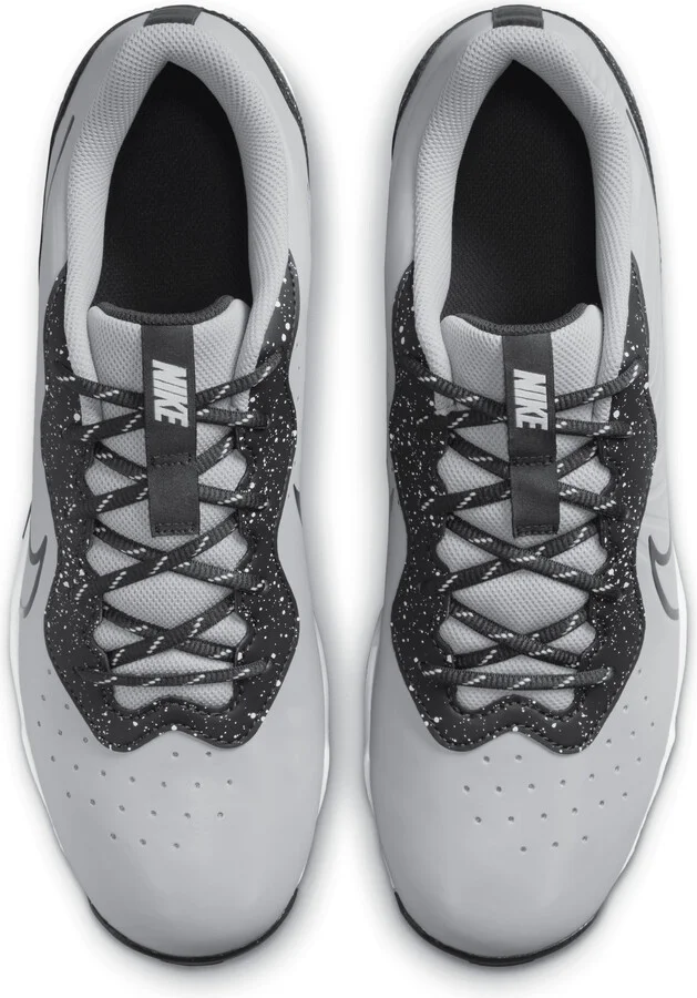 Nike Men's Alpha Huarache 4 Keystone Baseball Cleats in Grey | DJ6524-002 - Image 4