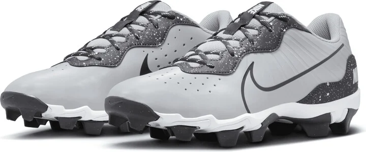 Nike Men's Alpha Huarache 4 Keystone Baseball Cleats in Grey | DJ6524-002 - Image 5