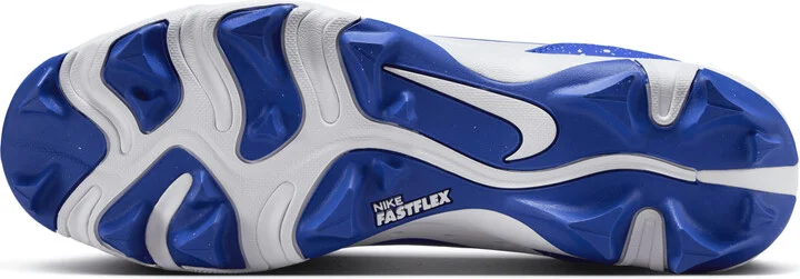 Nike Men's Alpha Huarache 4 Keystone Baseball Cleats in White | DJ6524-105 - Image 2