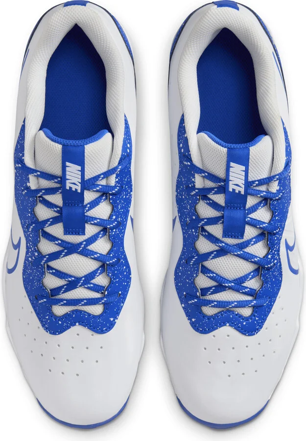 Nike Men's Alpha Huarache 4 Keystone Baseball Cleats in White | DJ6524-105 - Image 4