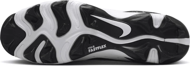Nike Men's Alpha Huarache 4 Keystone Baseball Cleats in White | DJ6524-106 - Image 2