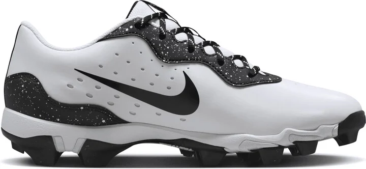 Nike Men's Alpha Huarache 4 Keystone Baseball Cleats in White | DJ6524-106 - Image 3
