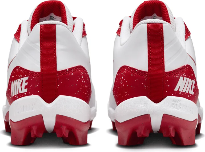 Nike Men's Alpha Huarache 4 Keystone Baseball Cleats in White | DJ6524-107 - Image 6