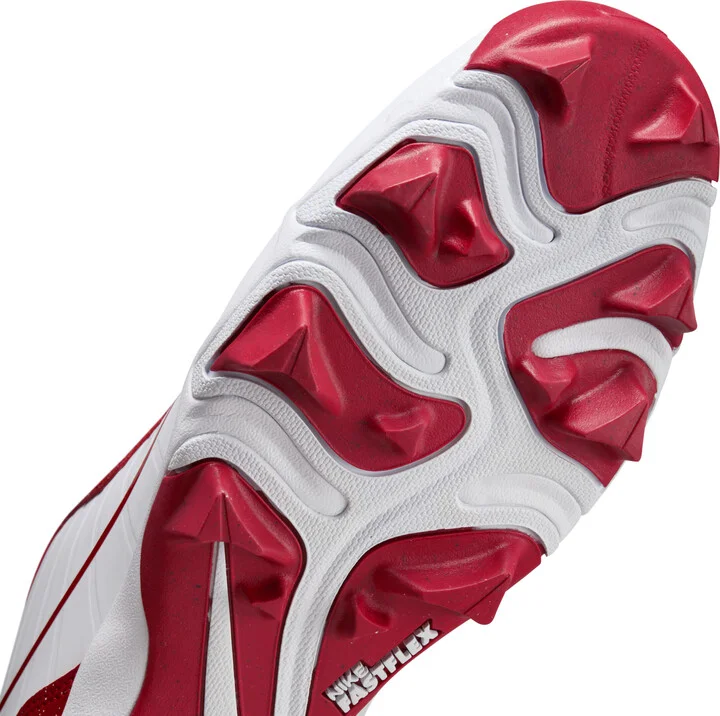 Nike Men's Alpha Huarache 4 Keystone Baseball Cleats in White | DJ6524-107 - Image 7