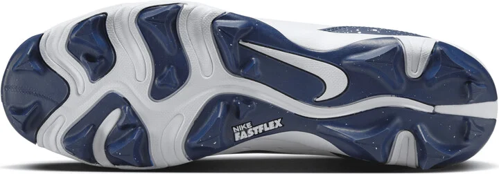 Nike Men's Alpha Huarache 4 Keystone Baseball Cleats in White | DJ6524-108 - Image 2