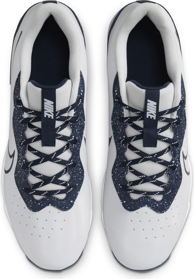 Nike Men's Alpha Huarache 4 Keystone Baseball Cleats in White | DJ6524-108 - Image 4