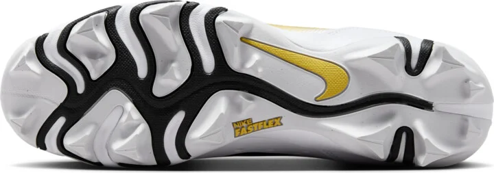 Nike Men's Alpha Huarache 4 Keystone Baseball Cleats in White | DJ6524-119 - Image 2