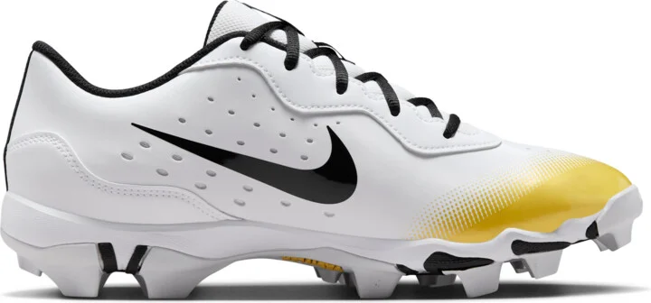 Nike Men's Alpha Huarache 4 Keystone Baseball Cleats in White | DJ6524-119 - Image 3