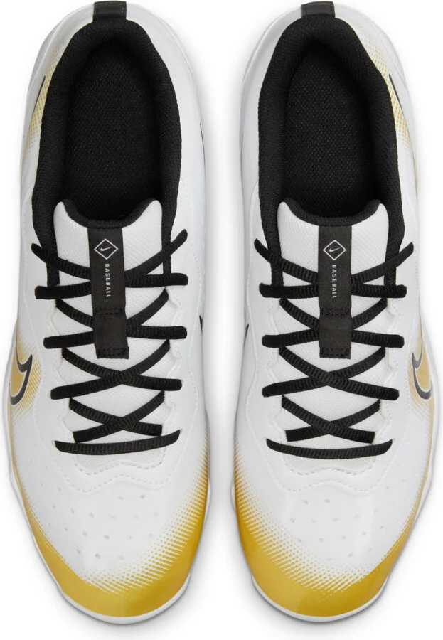 Nike Men's Alpha Huarache 4 Keystone Baseball Cleats in White | DJ6524-119 - Image 4