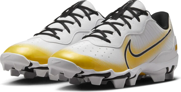 Nike Men's Alpha Huarache 4 Keystone Baseball Cleats in White | DJ6524-119 - Image 5