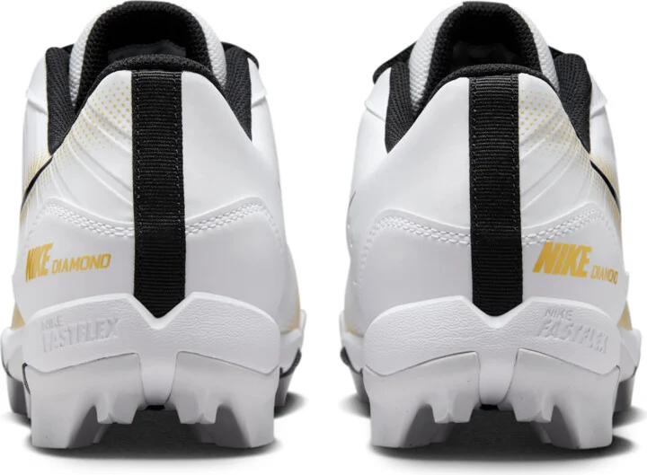 Nike Men's Alpha Huarache 4 Keystone Baseball Cleats in White | DJ6524-119 - Image 6