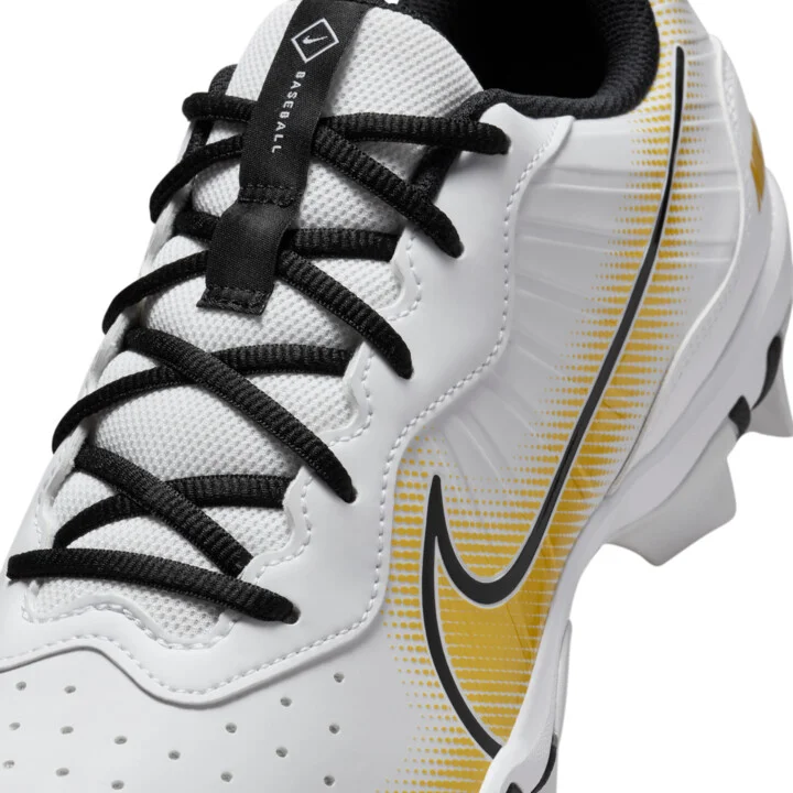 Nike Men's Alpha Huarache 4 Keystone Baseball Cleats in White | DJ6524-119 - Image 8