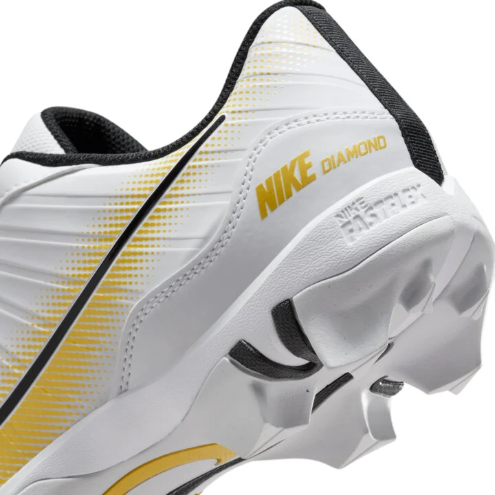 Nike Men's Alpha Huarache 4 Keystone Baseball Cleats in White | DJ6524-119 - Image 9