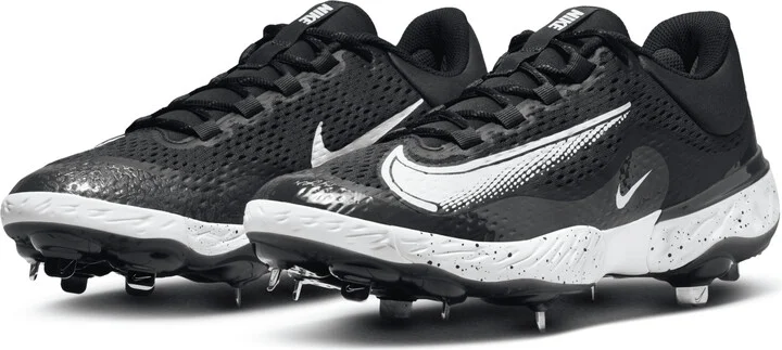 Nike Men's Alpha Huarache Elite 4 Low Baseball Cleats in Black | DJ6521-003 - Image 5